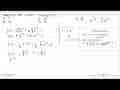 Jika f(x)=4 x^3/4+10 x^6/5-7, maka f'(1)=...