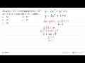 Jika garis y=8x+1 menyinggung kurva y=2x^3+ax^2+b di (1,c)