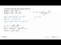 Tentukan turunan dari fungsi berikut a. f(x)=-3 x^4-2 x^6+1