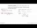 Persamaan kuadrat m/4x^2 + (m + 1)x + m+ 1 = 0 mempunyai