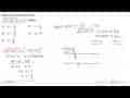 Nilai x yang memenuhi dari akar(x^2+2x-3)>x+2 adalah ....