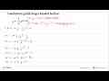 Gambarkan grafik fungsi kuadrat berikut: y = 1/2 x^2