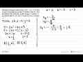 Diketahui fungsi kuadrat f(x)=2x^2-7x+3. Grafik fungsi f