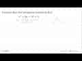 Tentukan akar-akar persamaan kuadrat berikut: x^2-3x-10=0