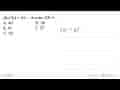 Jika f(x)=5x^2-4 maka f(3)=...