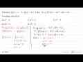 Diketahui f(x)=x-3, g(x)=2x+5, dan (hogof)(x)=4x^2+28x+42