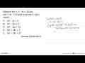 Diketahui f(x)=x^2-4x+22 dan g(x)=3x+5. Fungsi komposisi (f