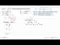 Kurva y=(x^3 + x^2 + 1)/(x^3 + 10) memotong asimtot