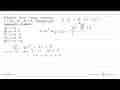 Diketahui kurva dengan persamaan y=2x^3-4x^2-5x+8 .