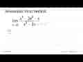 Selesaikan limit berikut. lim x->0 (x^3-3x^2-x)/(x^2-2x)