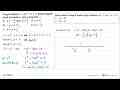 Fungsi kuadrat y=ax^2+x+a definit negatif untuk konstanta a