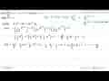 Jika df(x)/dx=x^4-3x+3x^(-3) dan f(1)=-1 maka f(-1)=...