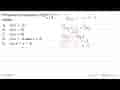 Himpunan penyelesaian 3log((x-3)/(x+3))>0 adalah....