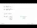 a. (4c)^3 = ... b. (2p^2q)^4 = ...