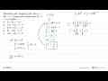 Persamaan garis singgung pada kurva y=4x^2-x+1 yang sejajar