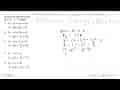 Domain dan range dari fungsi g(x)=x^2-x-2 adalah ....