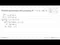 Tentukan penyelesaian dari persamaan 4^(x-1)-5.2^x+16=0.