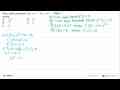 Nilai balik minimum F(x)=x^3-12x+9 adalah ...