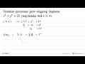 Tentukan persamaan garis singgung lingkaran x^2+y^2=25 yang