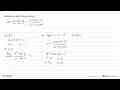 Gambarkan grafik fungsi berikut.f(x)=(x^2-2x-15)/(x^2-2x-3)