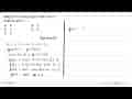 Jika f(x)=x+3 dan (gof)(x)=2x^2+4x-3 maka (fog)(1)=...