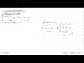 Penyelesaian pertidaksamaan (x-1)/(x^2-2x+8)<=0 adalah ...