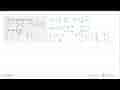 Diketahui persamaan matriks: (2a+3 8 3 4)+(-2 b+4 2 -3)=(3