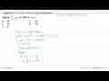 Fungsi f(x)=x^3+ax^2+bx+c turun hanya pada interval