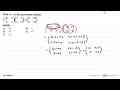 Nilai (x+y) dari persamaan matriks (2x 4 2 x)(3 y y -3)=(0