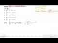 Jika f(x)=integral (1/3 x^2-2x+5) dx dan f(0)=5, maka