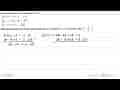 Diketahui sistem persamaan linear: x+2y-z=-3 2x-y+2z=8