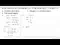 Sebuah fungsi linier g di rumuskan g(x)=a x+b . Jika