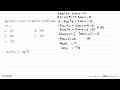 Jika 2 sin^2 x+3 cos x=0 dan 0<=x<=180, maka x=....