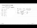 Asimtot datar dari fungsi f(x)=(3x^2-x+2)/(-1+x^2) adalah