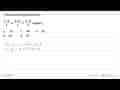 Himpunan penyelesaian dari: (x-6)/4 = (x+6)/4 + (x-8)/6