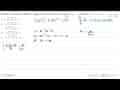 Hasil dari integral 4 x-6/(akar(x^2-3 x+8)) dx adalah ....