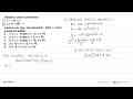 Diketahui sistem persamaan 3 = -2x - y y =x^2 + nx + 1