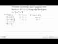 Tentukan persamaan garis singgung pada kurva y=2x^2-x+3