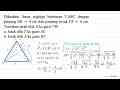 Diketahui limas segitiga beraturan T.ABC dengan panjang A