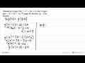 Diketahui fungsi f(x)=x^2-2x+3 dan fungsi g(x-2)=20-2x.