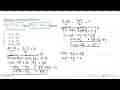 Himpunan penyelesaian SPLDV (-2x -5)/3 + (4 - y)/5 = 3 dan