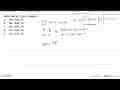 Faktor dari 3x^2-11x+6 adalah ....