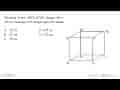 Diketahui kubus ABCD.EFGH dengan AB = akar(6) cm. Jarak