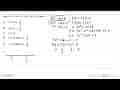 Jika akar (x^2-4 x+4)-|2 x+3| >= 0, maka....