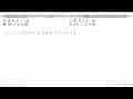 Diketahui fungsi f(x)=2-3 x , jika x={-2,-1,0,1,2} . Maka