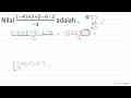 Nilai ((-4) x 3+5-6: 3)/(-3) adalah...