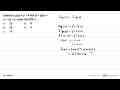 Diketahui g(y)=y-4 dan (fog)(y)=y^2-3y+2, maka nilai