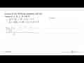 In each following identities, find the values of A,B,C,D,