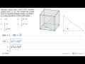 Diketahui sebuah kubus ABCD.EFGH memiliki panjang rusuk