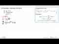 Selesaikan bentuk berikut. integral (3x+2)/akar(x+1) dx